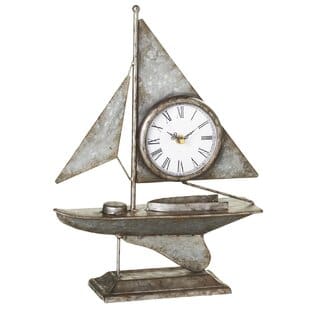 GalvanizedShipDesktopClock Best Nautical Desk Clocks