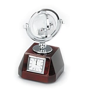 Silver Best Nautical Desk Clocks