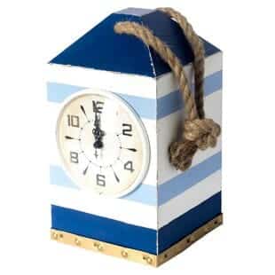 WoodTabletopClock Best Nautical Desk Clocks