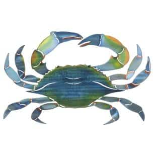 3DEastBlueCrabWallDecor Crab Decor & Crab Decorations