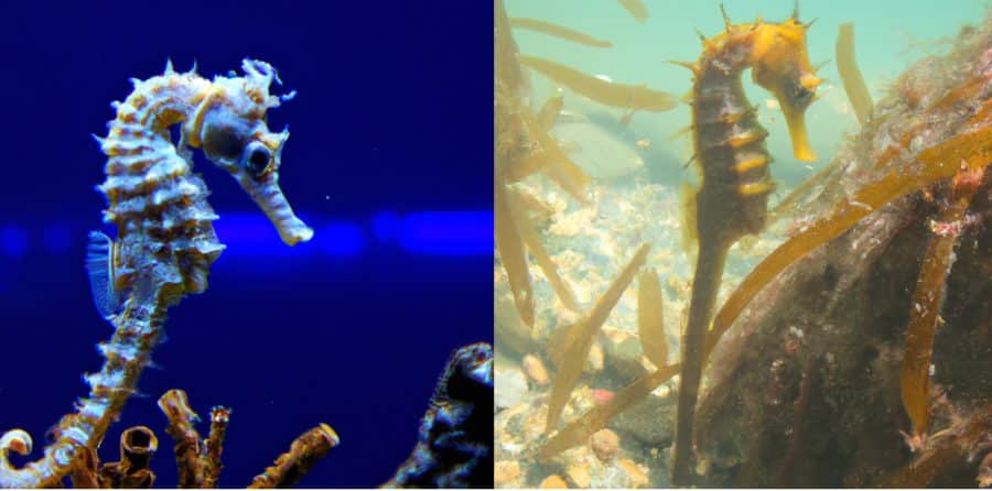 seahorses-in-the-ocean-eating-scaled What Do Seahorses Eat?