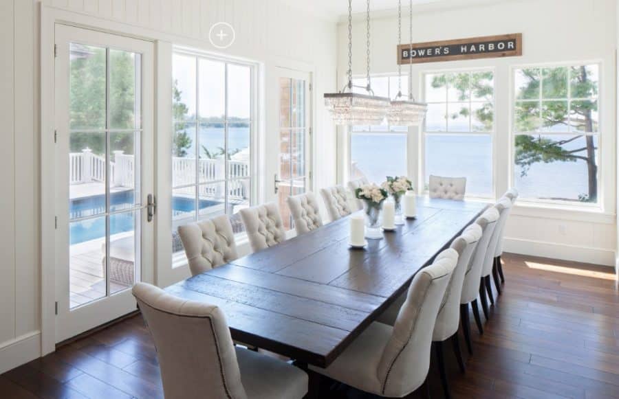 Bowers-Harbor-by-Lakeview-Interior-Design-scaled 62 Beach Dining Room Ideas