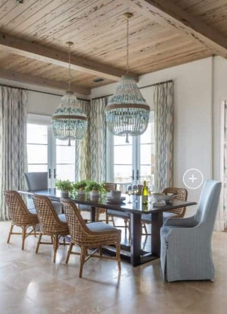 Coastal-Classic-by-Aria-Homes-Inc 62 Beach Dining Room Ideas