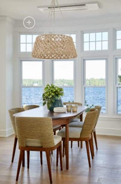 Inspired-Nautical-Dining-Room-by-Fiore-Interiors 62 Beach Dining Room Ideas