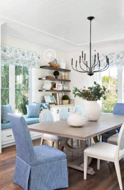Ocean-Drive-Entire-Home-Design-in-Juno-Beach-Florida-by-Krista-Home 62 Beach Dining Room Ideas