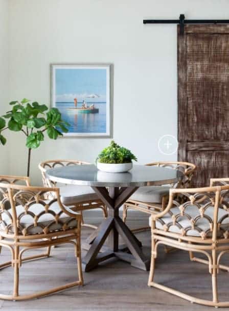 Texas-Beach-House-by-Heather-Scott-Home-Design 62 Beach Dining Room Ideas