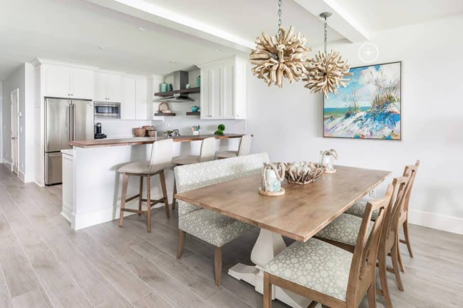 Vero-Beach-Condo-by-The-Daraly-1-scaled 62 Beach Dining Room Ideas