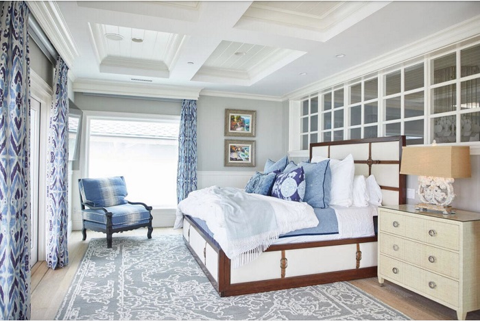 13-Lulu-Designs 21 Beautiful Coastal Bedroom Ideas