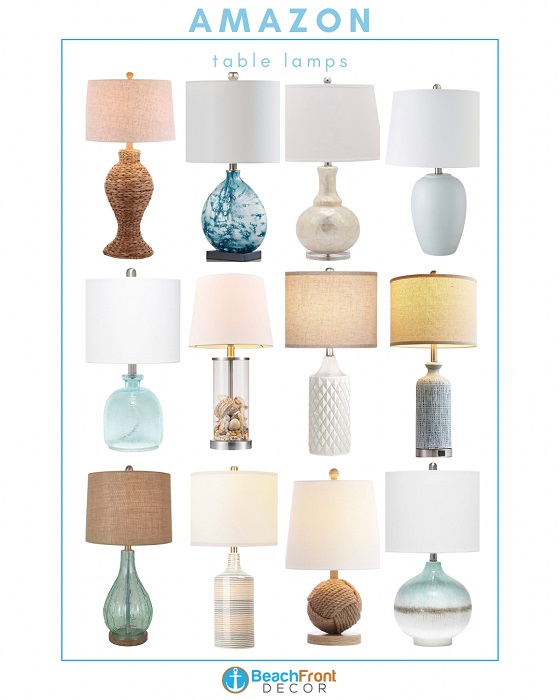 best-table-lamps-for-sale-on-amazon-1 21 Beautiful Coastal Bedroom Ideas